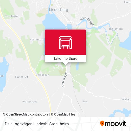 Dalskogsvägen Lindesb map