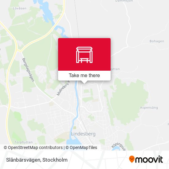Slånbärsvägen map