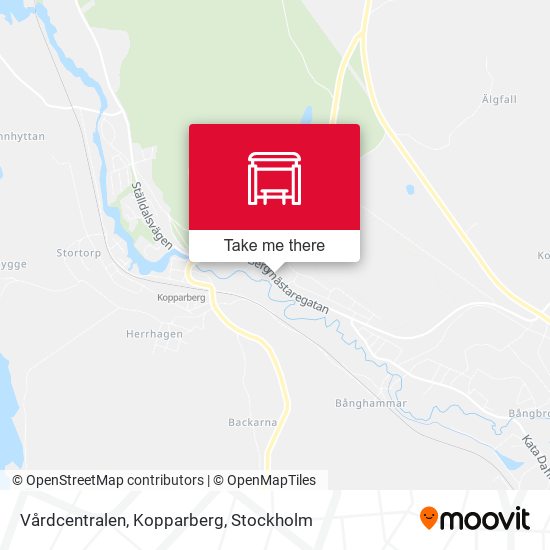 Vårdcentralen, Kopparberg map