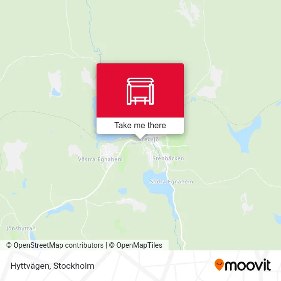 Hyttvägen map