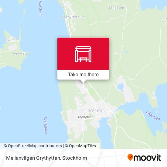Mellanvägen Grythyttan map