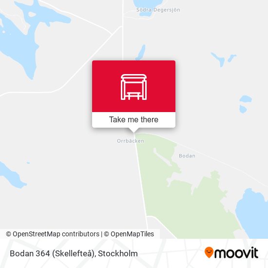 Bodan 364 (Skellefteå) map