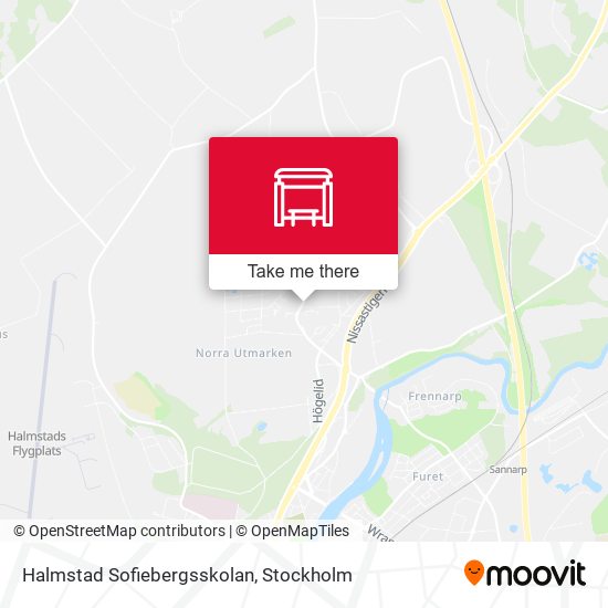 Halmstad Sofiebergsskolan map