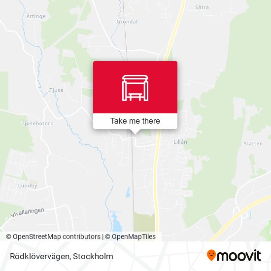 Rödklövervägen map