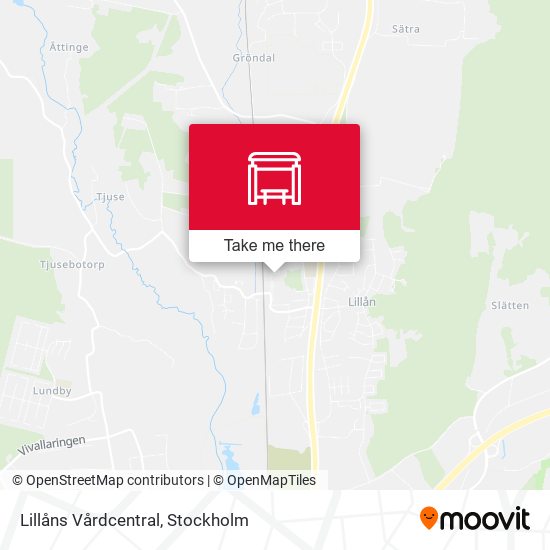 Lillåns Vårdcentral map