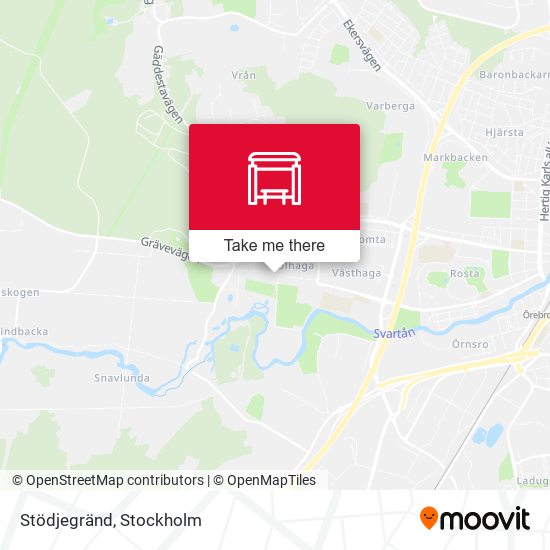 Stödjegränd map