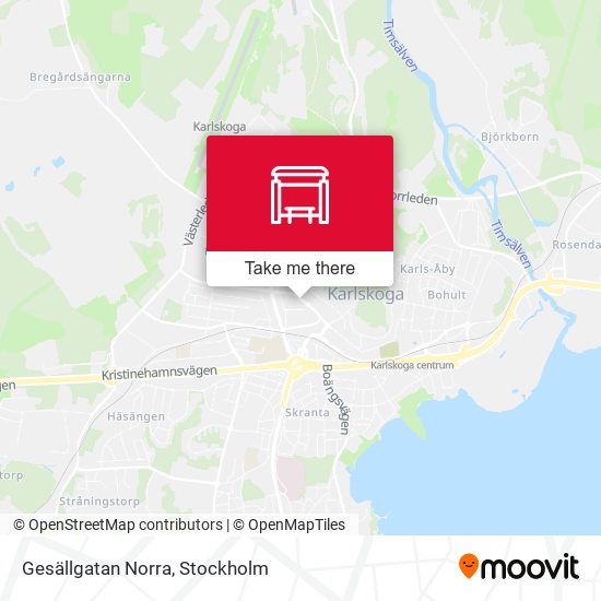 Gesällgatan Norra map