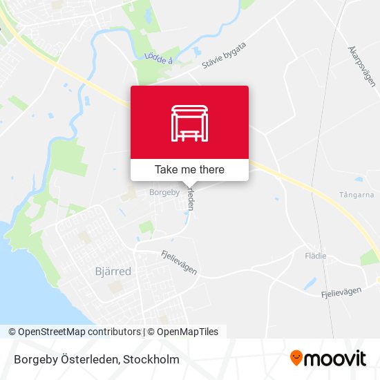 Borgeby Österleden map