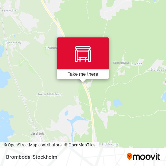 Bromboda map