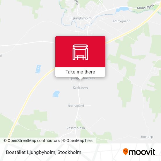 Bostället Ljungbyholm map