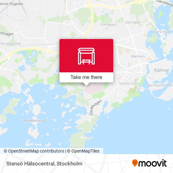Stensö Hälsocentral map