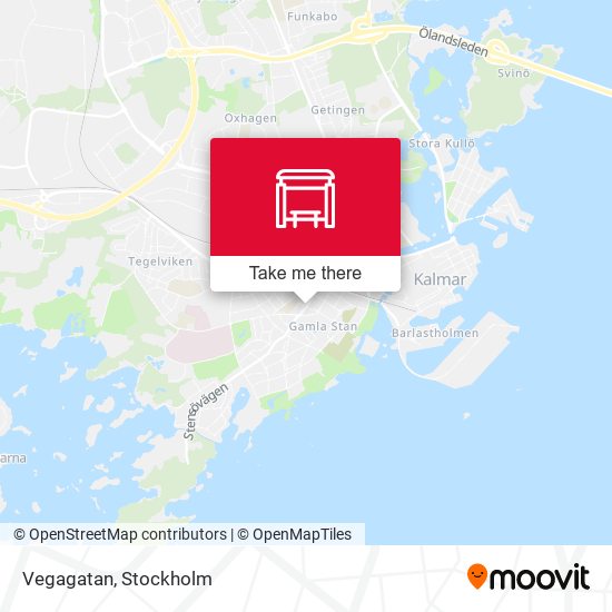 Vegagatan map