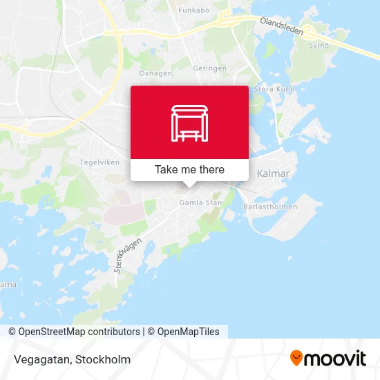 Vegagatan map