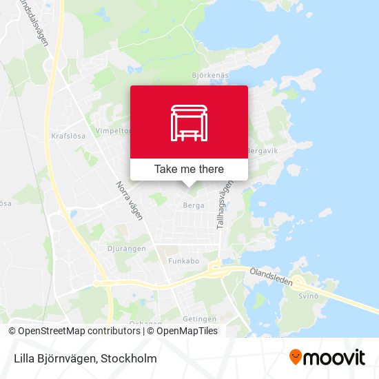 Lilla Björnvägen map