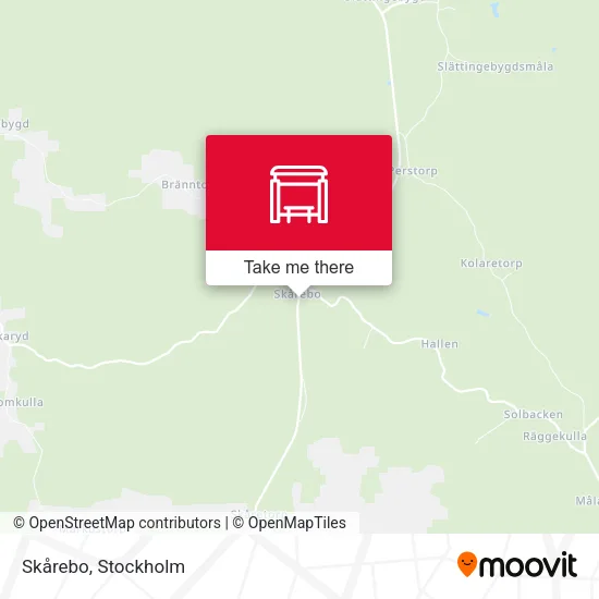 Skårebo map