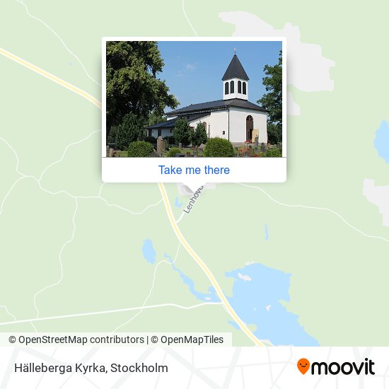 Hälleberga Kyrka map