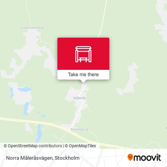 Norra Måleråsvägen map