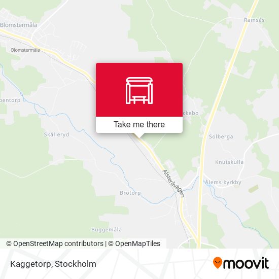 Kaggetorp map