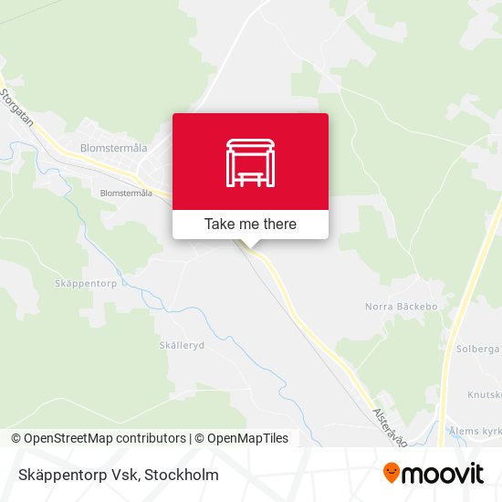 Skäppentorp Vsk map
