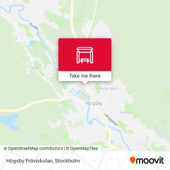 Högsby Fröviskolan map