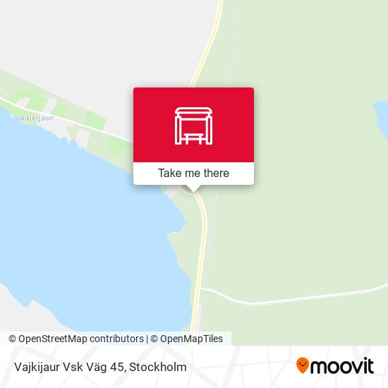 Vajkijaur Vsk Väg 45 map