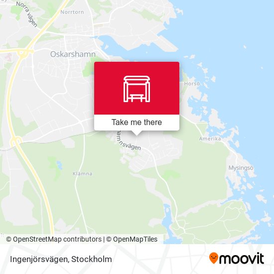Ingenjörsvägen map