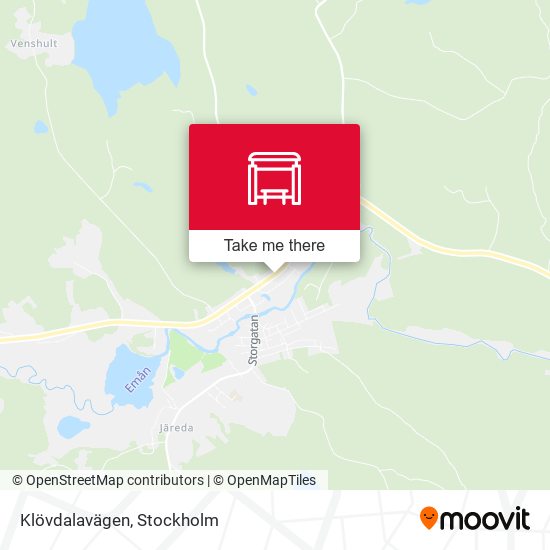 Klövdalavägen map