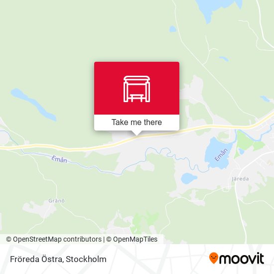 Fröreda Östra map