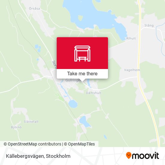 Källebergsvägen map