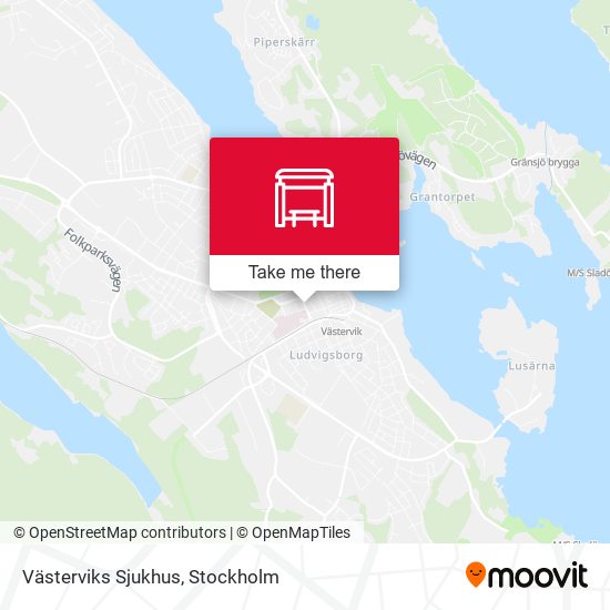 Västerviks Sjukhus map