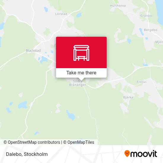 Dalebo map