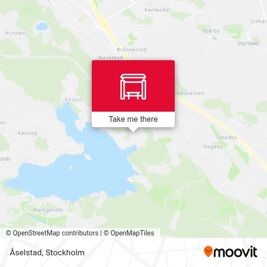 Åselstad map