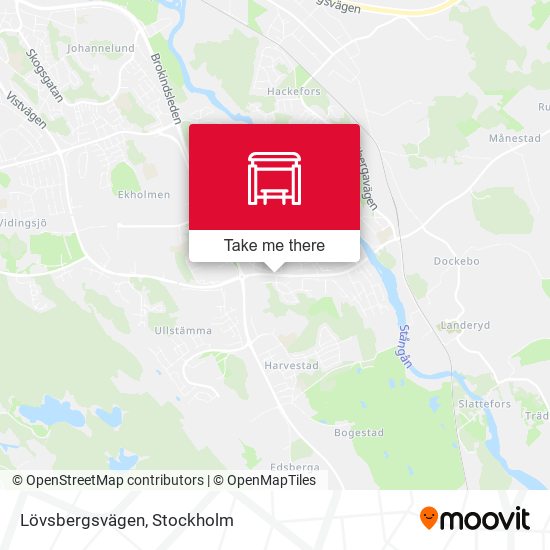 Lövsbergsvägen map