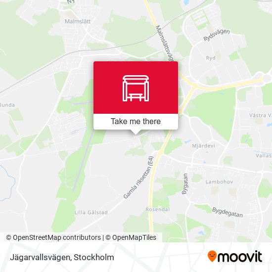 Jägarvallsvägen map