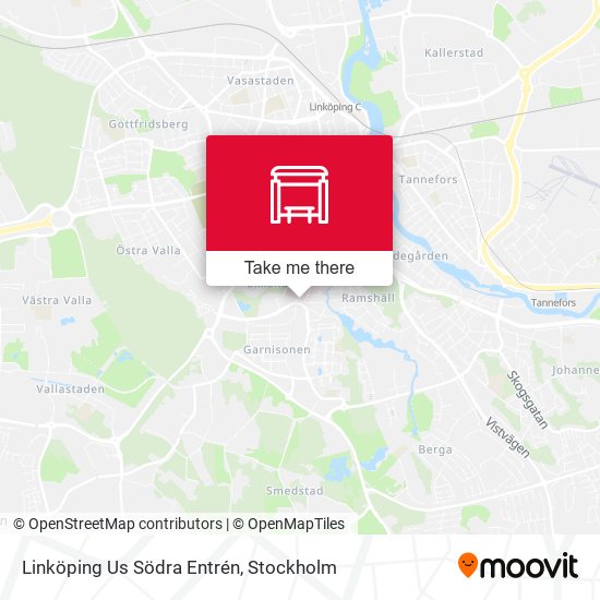 Linköping Us Södra Entrén map