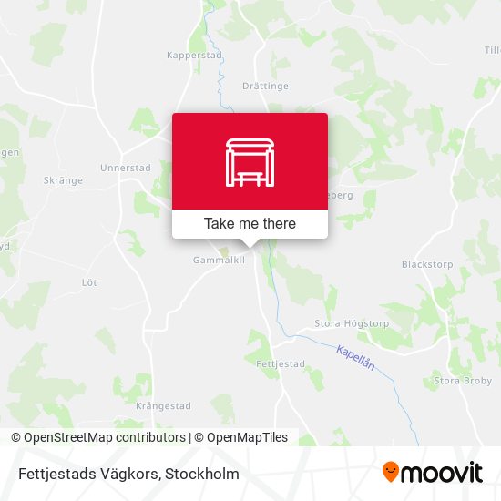 Fettjestads Vägkors map