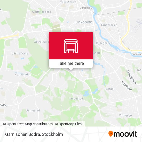 Garnisonen Södra map