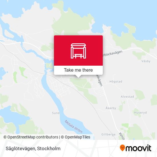 Såglötevägen map