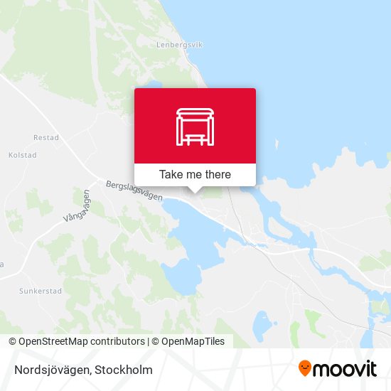 Nordsjövägen map