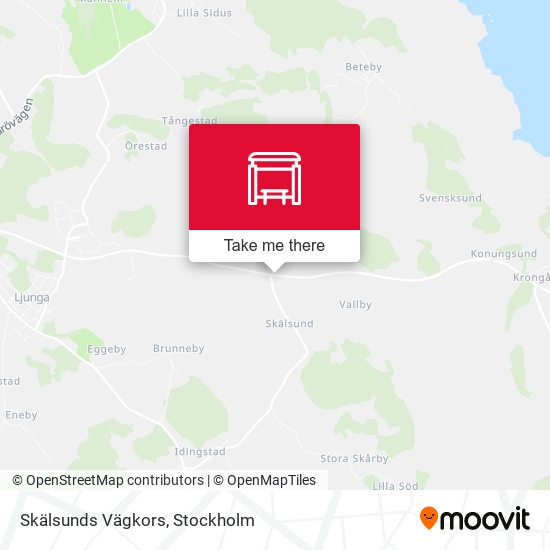 Skälsunds Vägkors map