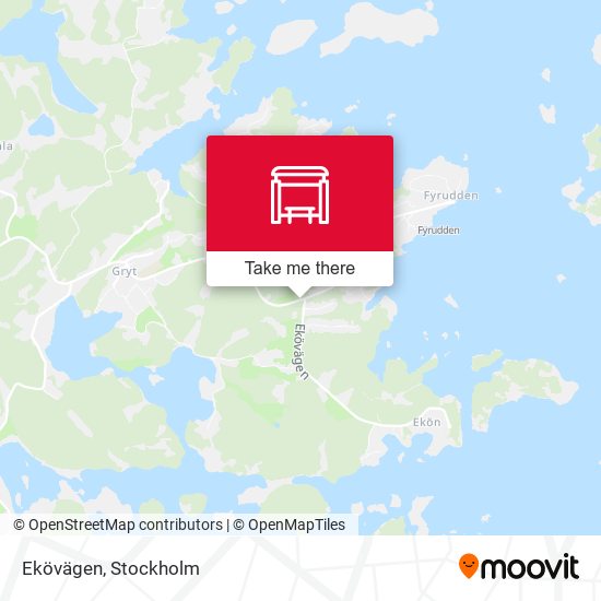 Ekövägen map