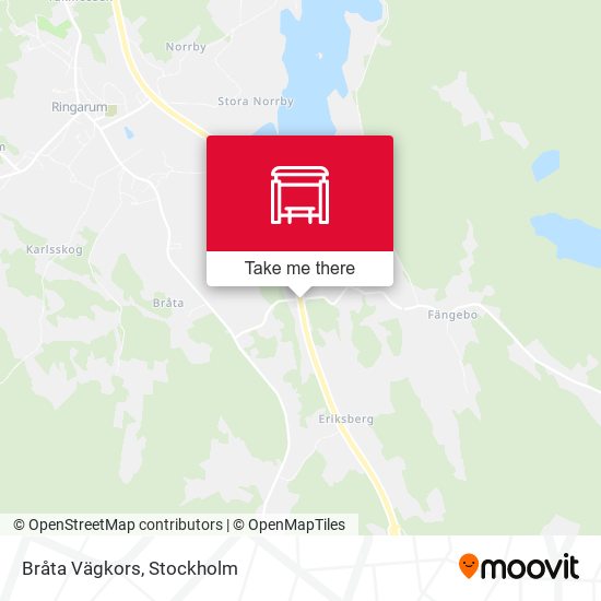 Bråta Vägkors map
