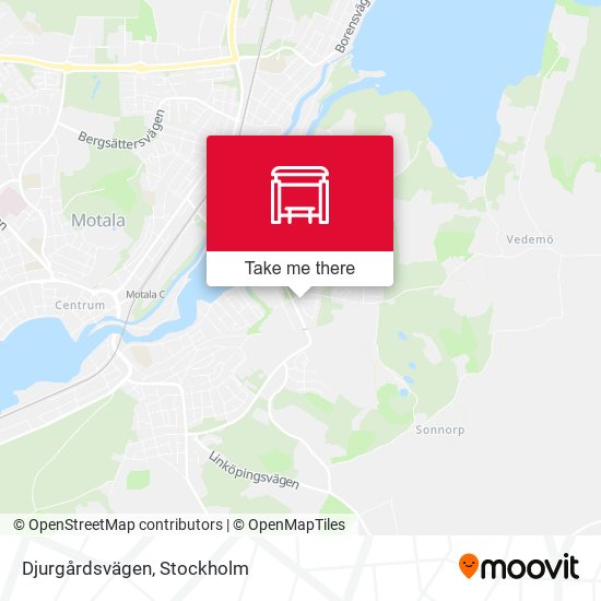 Djurgårdsvägen map