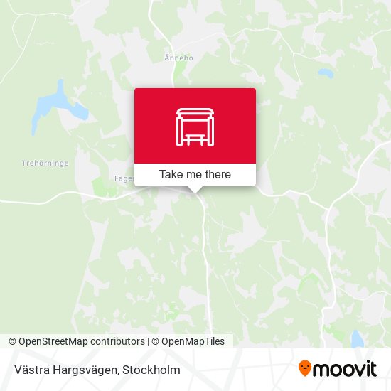 Västra Hargsvägen map