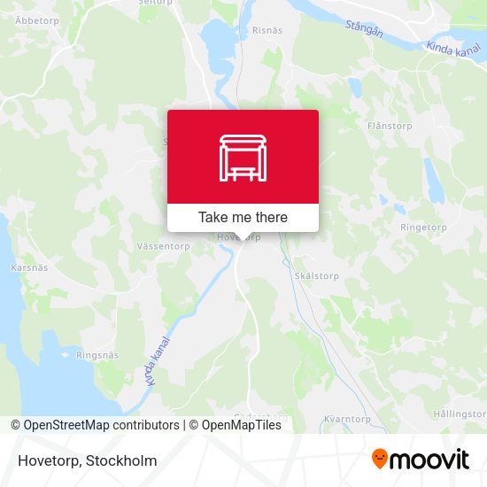 Hovetorp map