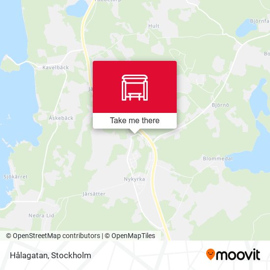 Hålagatan map