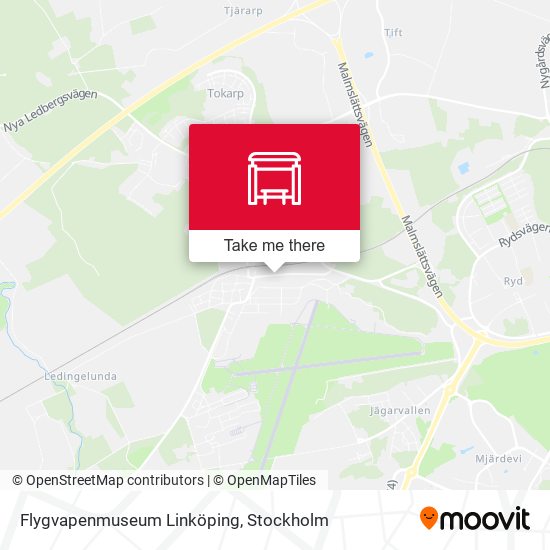 Flygvapenmuseum Linköping map
