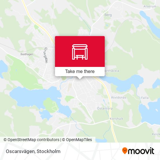 Oscarsvägen map