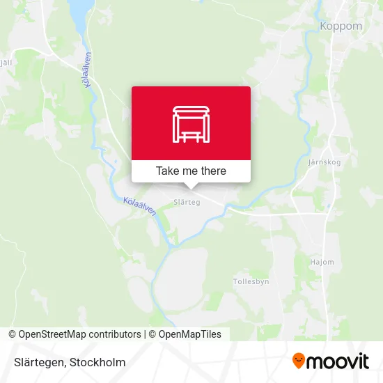 Slärtegen map