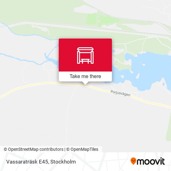 Vassaraträsk E45 map